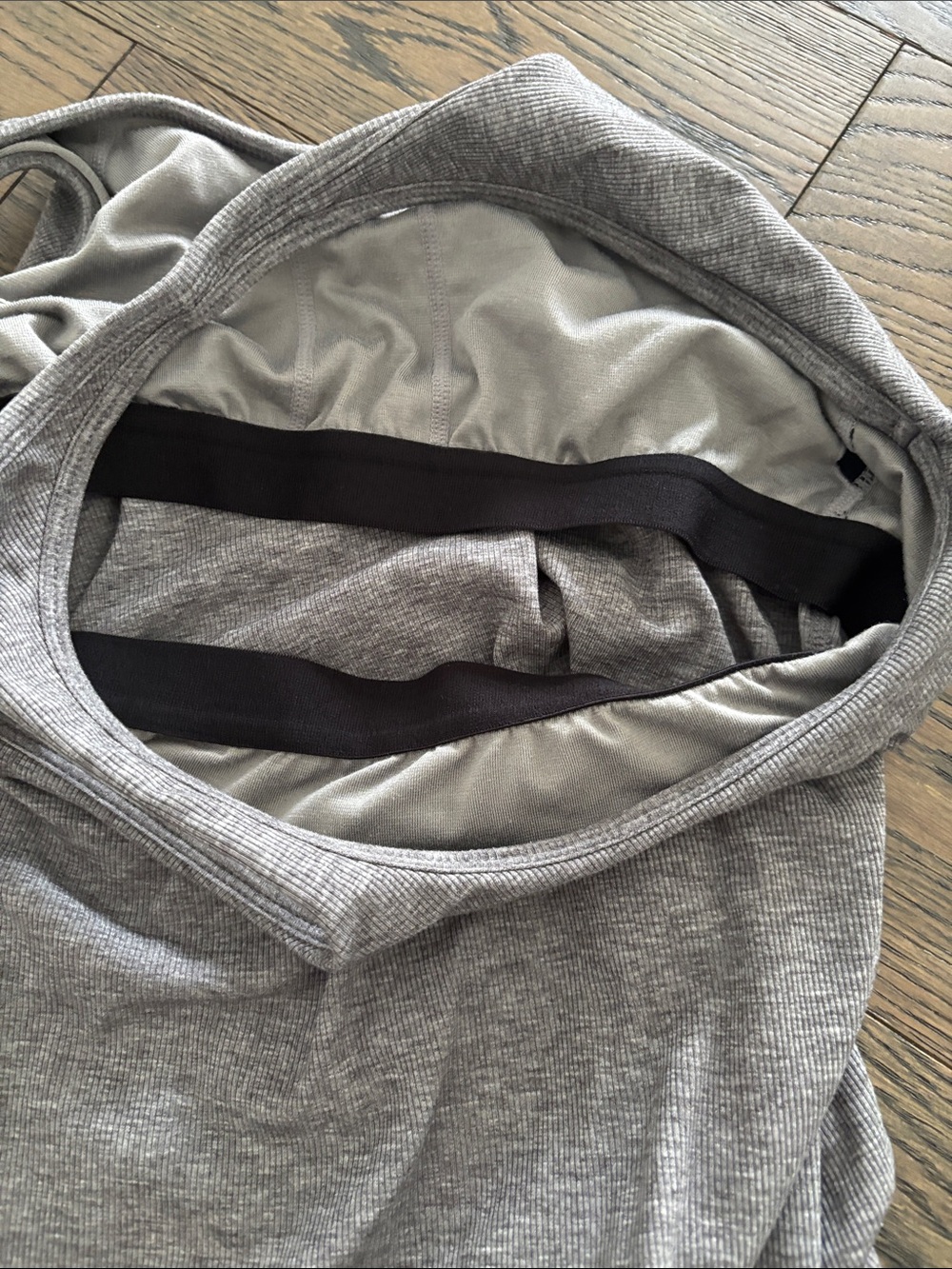 GAP Women's Racerback Tank Top - Gray - Picture 5 of 6